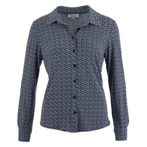 Z Blouse print travel - L.blauw print